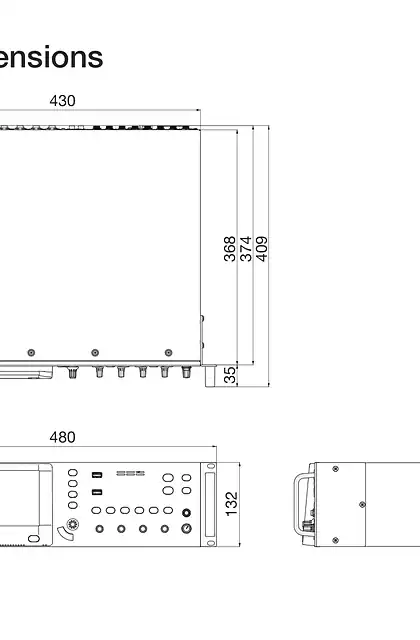 yamaha雅马哈TF-RACK Dimensions